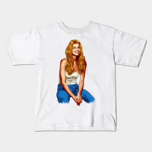 Faith Hill - An illustration by Paul Cemmick Kids T-Shirt